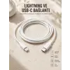Type-C Ligtning 30W İOS Şarj Kablosu Hızlı Şarj Kablosu