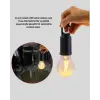 Type-C Şarjlı LED Kamp Lambası – Uzun Ömürlü Pil ve Yüksek Parlaklık