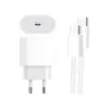 Type-C to C Kablolu 35W Hızlı Şarj Başlığı Set