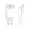 Type-C to C Kablolu 35W Hızlı Şarj Başlığı Set