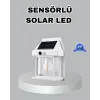 Üç Modlu Güneş Enerjili Duvar Lambası 1800mAh Bataryalı ve Hareket Sensörlü