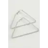 Üçgen Halka Küpe 6 cm