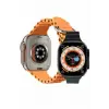 Ultra Akıllı Saat 49 Mm Çift Kordonlu Arama Cevaplama Bluetooth Bağlantılı