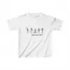 Unisex Çocuk Baskılı T-Shirt - Beyaz