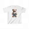 Unisex Çocuk Baskılı T-Shirt - Beyaz