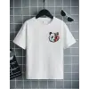 Unisex Çocuk Baskılı T-Shirt - Beyaz