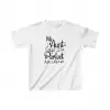 Unisex Çocuk Baskılı T-Shirt - Beyaz