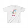 Unisex Çocuk Baskılı T-Shirt - Beyaz