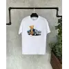 Unisex Çocuk Baskılı T-Shirt - Beyaz