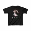 Unisex Çocuk Baskılı T-Shirt - Siyah