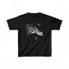 Unisex Çocuk Baskılı T-Shirt - Siyah