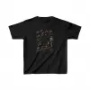 Unisex Çocuk Baskılı T-Shirt - Siyah