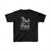Unisex Çocuk Baskılı T-Shirt - Siyah