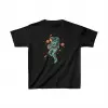 Unisex Çocuk Baskılı T-Shirt - Siyah