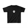 Unisex Çocuk Baskılı T-Shirt - Siyah