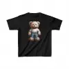 Unisex Çocuk Baskılı T-Shirt - Siyah
