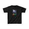 Unisex Çocuk Baskılı T-Shirt - Siyah