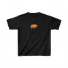 Unisex Çocuk Baskılı T-Shirt - Siyah