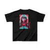 Unisex Çocuk Baskılı T-Shirt - Siyah