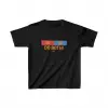 Unisex Çocuk Baskılı T-Shirt - Siyah
