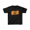 Unisex Çocuk Baskılı T-Shirt - Siyah