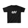 Unisex Çocuk Baskılı T-Shirt - Siyah