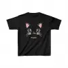Unisex Çocuk Baskılı T-Shirt - Siyah