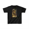 Unisex Çocuk Baskılı T-Shirt - Siyah