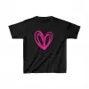 Unisex Çocuk Baskılı T-Shirt - Siyah