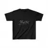 Unisex Çocuk Baskılı T-Shirt - Siyah