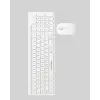 USB Alıcılı Kablosuz Klavye Mouse - Geniş Uyumluluk Sessiz Tuşlar