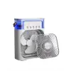 USB Bağlantılı 3ü 1 Arada Nemlendirici Mini Klima Fan | 7 Renk Işıklı