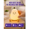 USB Şarjlı Armut Gece Lambası Dokunmatik Renk Değişimli