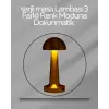 USB Şarjlı Dokunmatik LED Masa Lambası – 3 Renk Modu & Dimmer