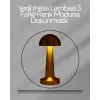 USB Şarjlı Dokunmatik LED Masa Lambası – 3 Renk Modu & Dimmer