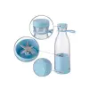 USB Şarjlı Mini Blender 380 ml Taşınabilir Smoothie Yapıcı Pratik Kullanım