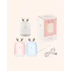 USB Şarjlı Mini USB Nemlendirici LED Işıklı Masaüstü Cihaz