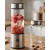 USB Type C Şarjlı Cam Blender 6 Bıçaklı Smoothie ve Shake Blender