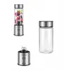 USB Type C Şarjlı Cam Blender 6 Bıçaklı Smoothie ve Shake Blender