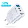 USLİON PD 58W USB + Type-c Hızlı Şarj Başlığı-(5775)