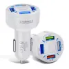 USLİON QC3.0 4- Port Çıkışlı Çoklu Usb Araç Şarjı Şarj Aleti-(5775)