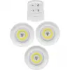 Uzaktan Kumandalı Yapışkanlı 3lü Led Spot Lamba