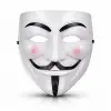 V Mask Premium Vendetta Beyaz Maske (Guy Fawkes Stil)