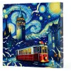 Van Gogh 1 Galata - Çizgisiz Yan Boyamalı Defter