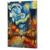Van Gogh 3 - Sokak Çizgili Yan Boyamalı Defter