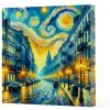 Van Gogh 6 Sokak - Çizgisiz Yan Boyamalı Defter