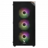 VENTO VG3400S Mid Tower, 650W 80+ Siyah, Temperli Cam, RGB, ATX GAMING KASA