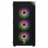 VENTO VG3400S Mid Tower, 750W 80+ Siyah, Temperli Cam, RGB, ATX GAMING KASA