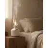 Vintage Dekoratif Gaz Lambası Görünümlü Aromaterapi Difüzör 1200 mAh USB Şarjlı
