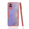 Vivo V21e Kılıf Platin Silikon - Pembe